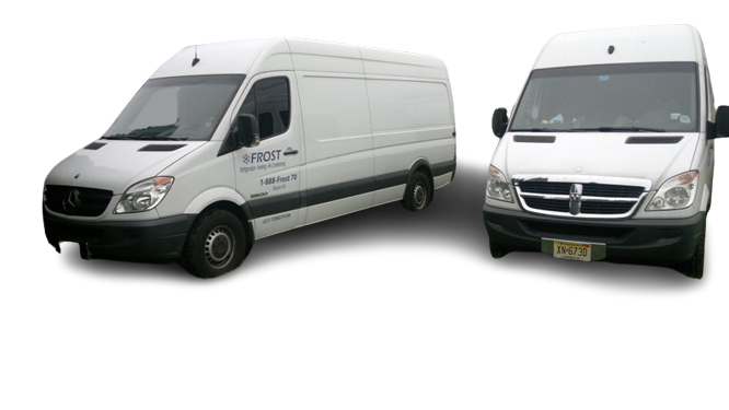 Frost Refrigeration service vans